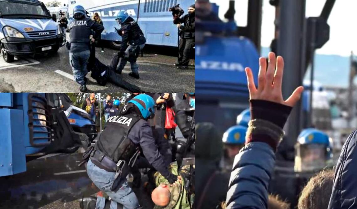 Sgombero del molo 4. Le immagini smentiscono la Questura di Trieste che smentisce le cariche. Intanto Palazzo Chigi affida la trattativa al ministro Patuanelli ma i portuali rilanciano: «Parliamo con 