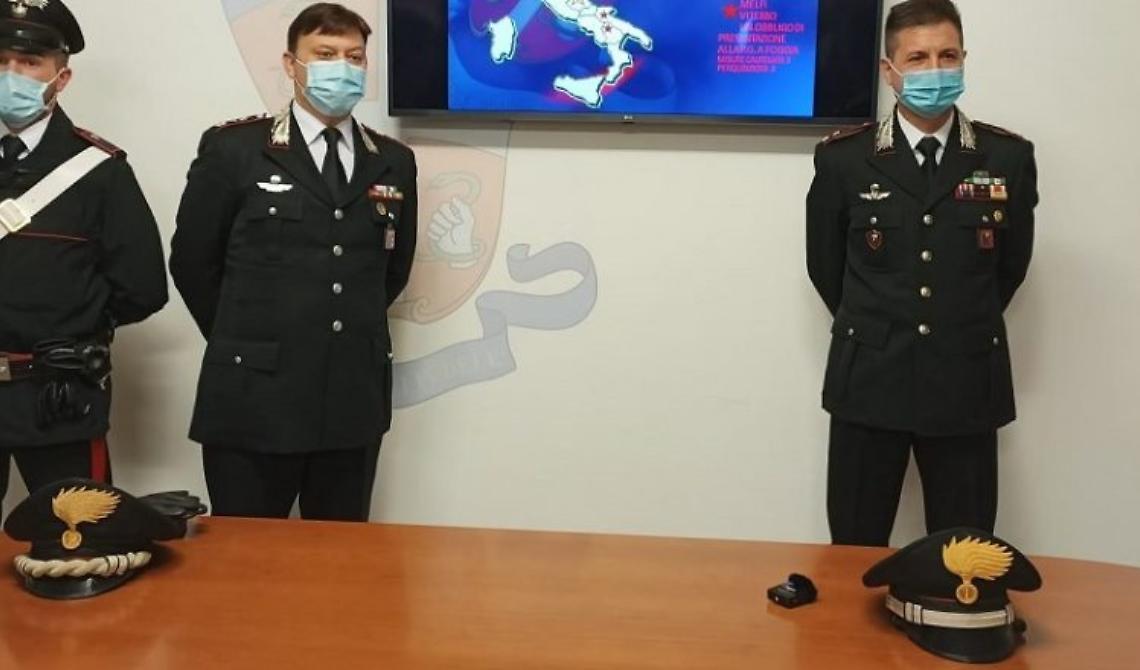 In provincia di Teramo, il "basista" segnalava i mezzi e i foggiani ripulivano autocarri e macchine movimento terra