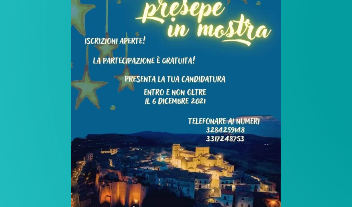 Acerenza mette in mostra i suoi presepi con il concorso organizzato dal Servizio Civile del Comune