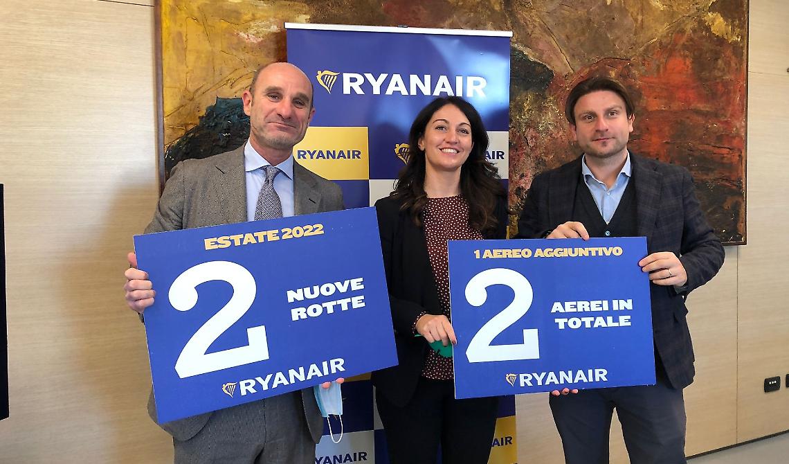 Brindisi vola alla grande: Ryanair presenta due nuove rotte e un investimento di 100 milioni di dollari per l'aeroporto che conta già 160 partenze settimanali