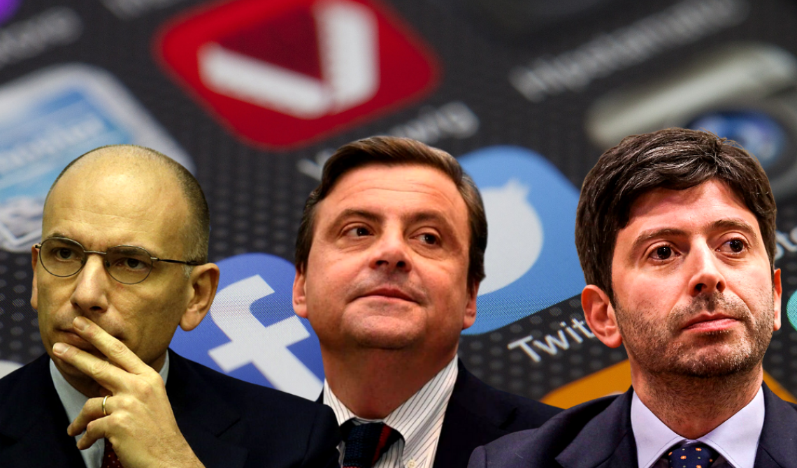 Social e politica, l'analisi di DeRev: Calenda in testa, seguito da Speranza e Letta. Meloni supera un Salvini abbandonato dai giovani