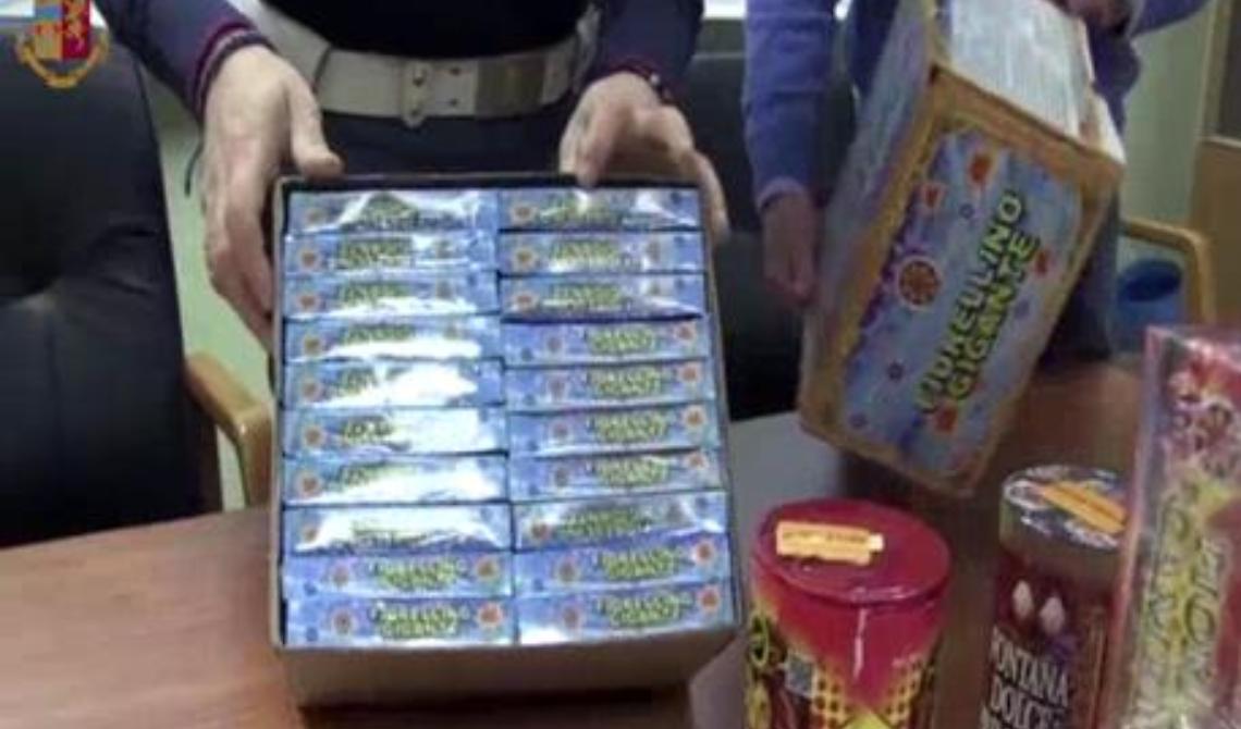 Botti: maxi sequestro da 60 kg a Potenza. Denunciato un commerciante cinese