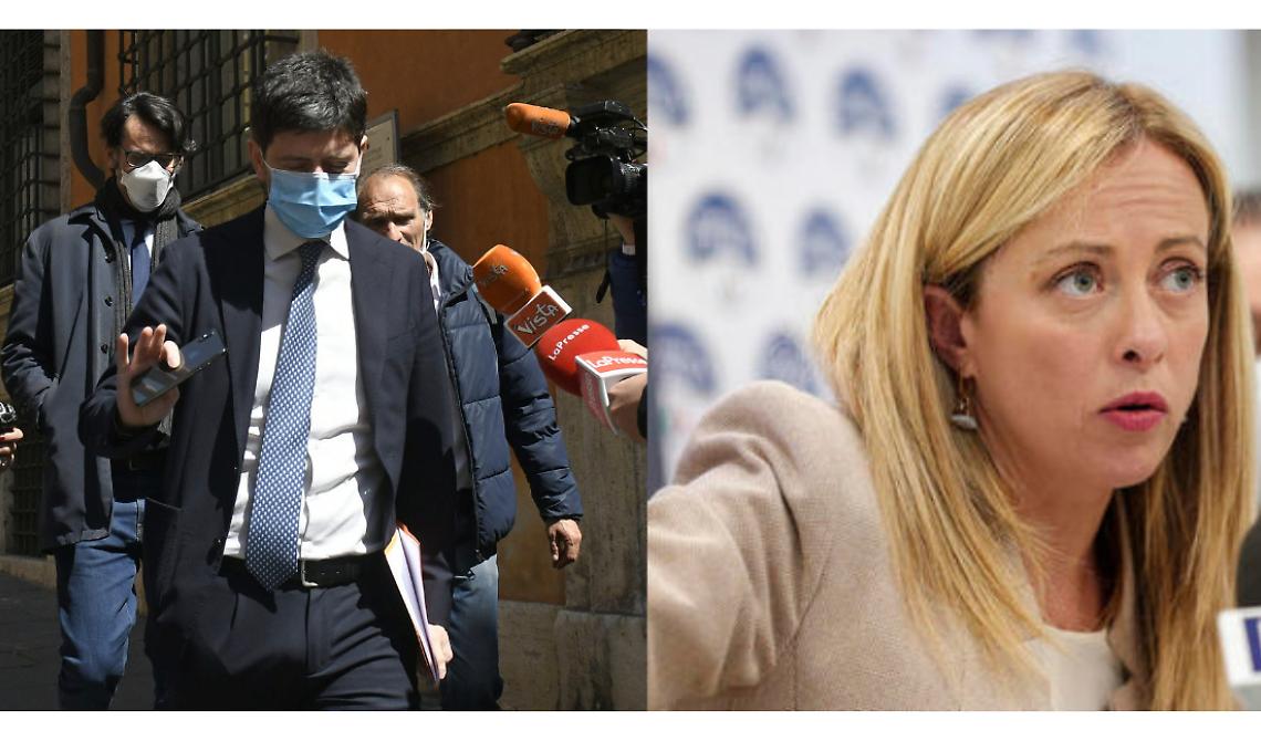 Green pass per altri 18 mesi?, Meloni: «Una follia architettata da Speranza e compagnia»