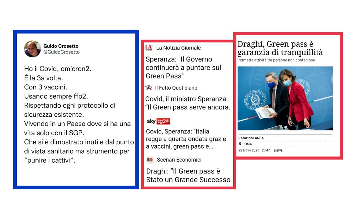 Crosetto ha per la terza volta il Covid: 3 dosi e super carta verde. Lo sfogo social sul fallimento del green pass