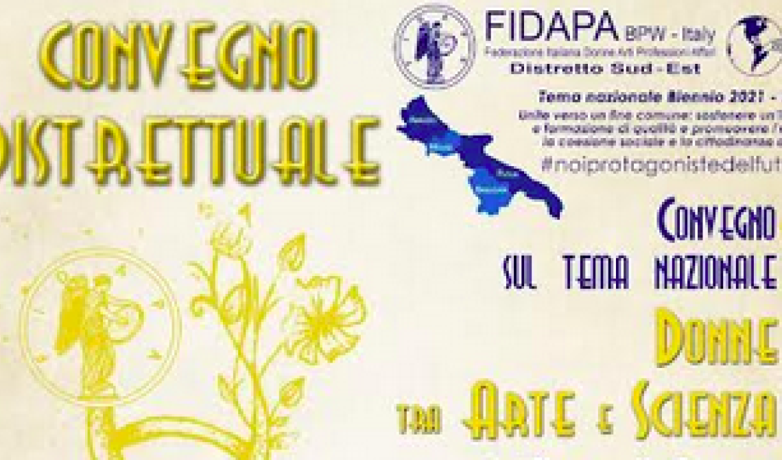 «Donne tra arte e scienza»: convegno distrettuale della Fidapa a Lavello
