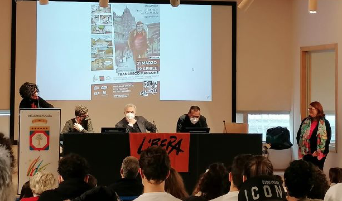 Anche nei fumetti gli uomini onesti sono più forti dei supereroi, come il "Francesco Marcone" di Giuseppe Guida