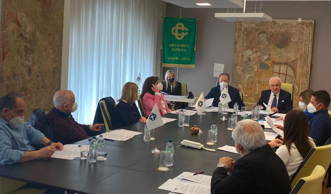 Bcc Gaudiano di Lavello al 39esimo giro di boa: Abbattista confermato presidente. Bilancio approvato