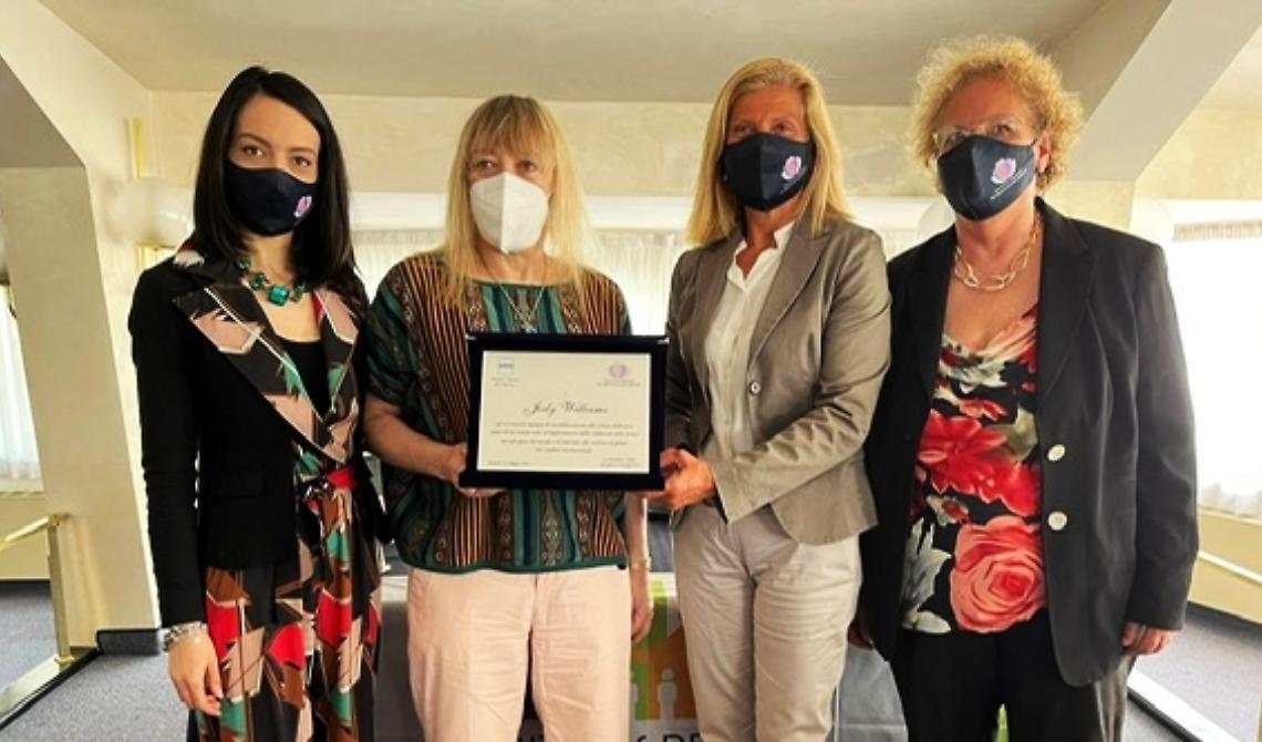 La Crpo ha incontrato il premio Nobel per la pace, Jody Williams