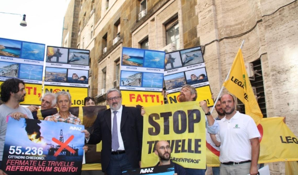 Legambiente fa a pezzi il piano off shore di Emiliano: "Affrettato e senza alcun valore, una foglia di fico in campagna elettorale"