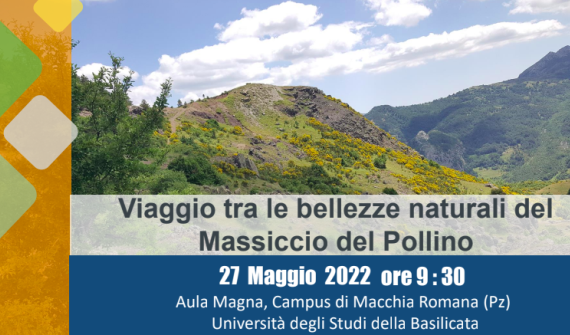 Un convegno accompagna in «viaggio tra le bellezze naturali del Massiccio del Pollino» per la Settimana Europea dei Geoparchi
