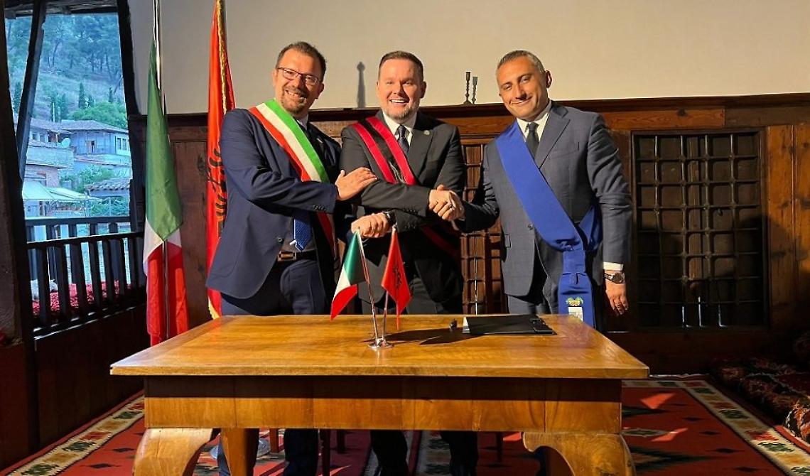 Siti Unesco: Bennardi e Marrese firmano il protocollo di Intesa con il Presidente albanese Meta