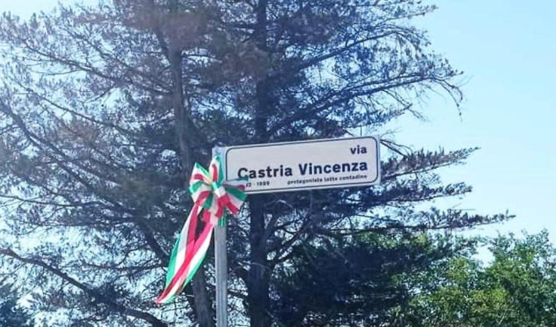 Matera intitola una strada a Vincenza Castria, storica protagonista delle lotte contadine