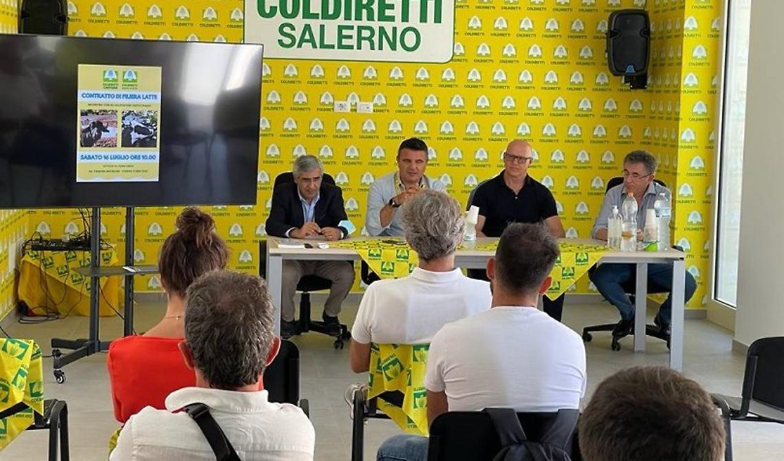 Filiera del latte,  partnership tra Coldiretti Campania e Basilicata a sostegno delle aziende