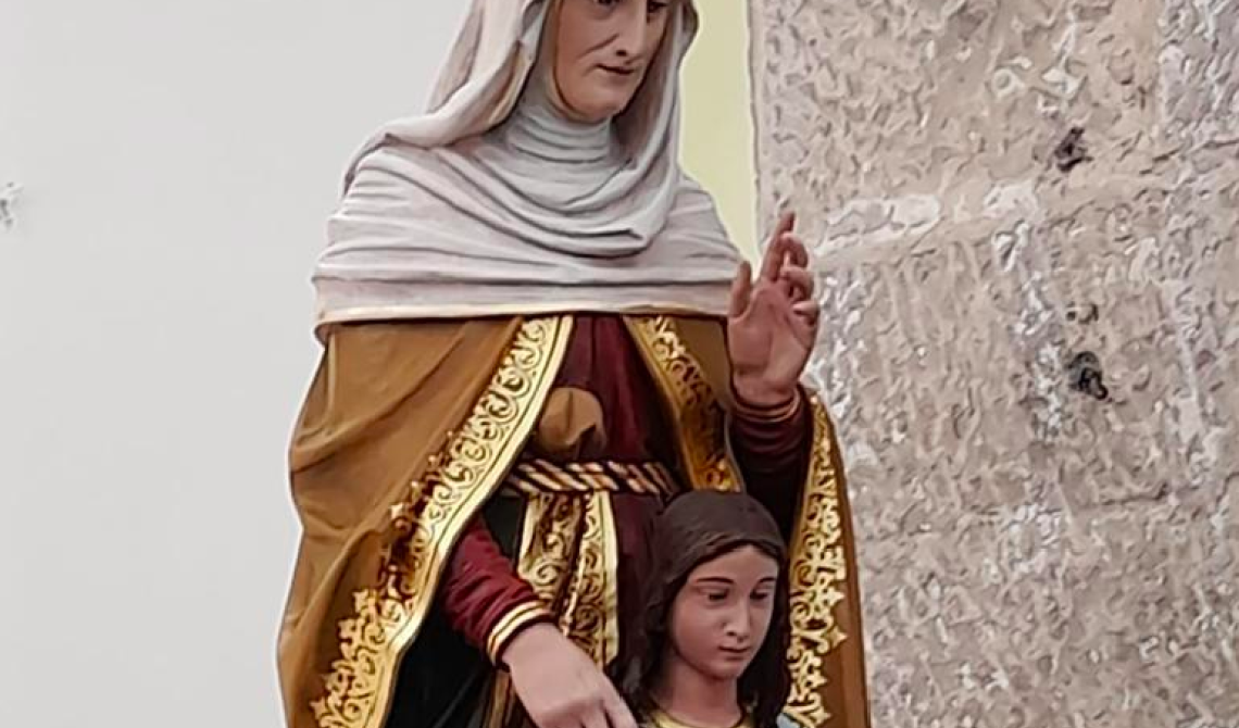 Lavello, è la festa di Sant'Anna: l'antica chiesa è stata appena restaurata con il sostegno di cittadini e imprese