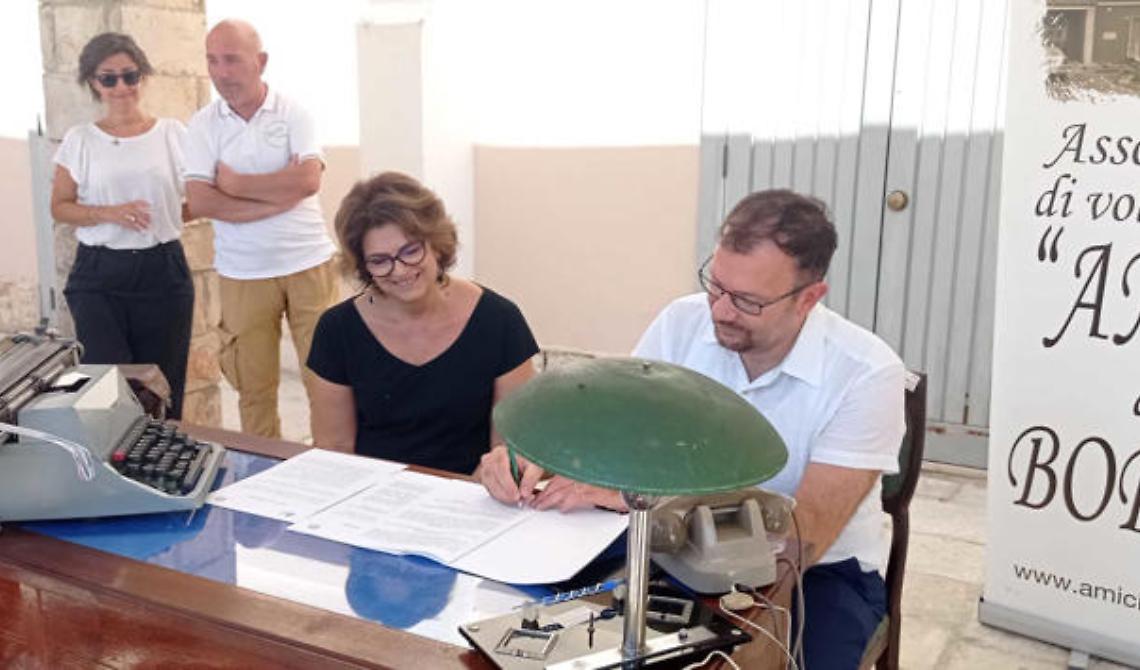 Firmata l'intesa tra il Comune di Matera e la Fondazione "Adriano Olivetti"