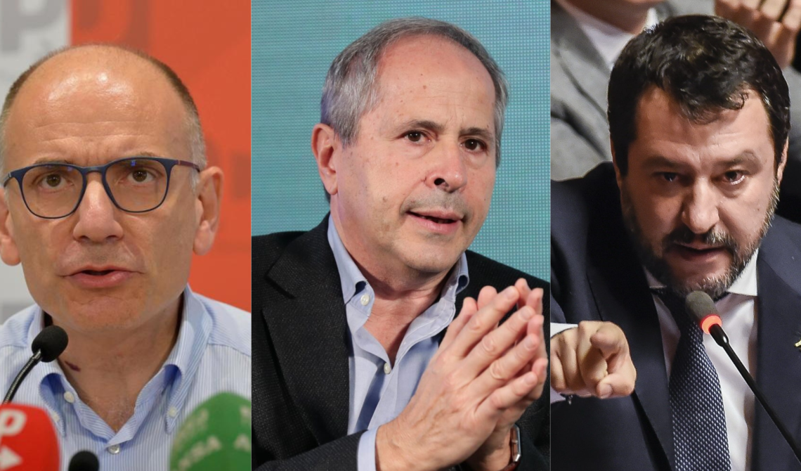 Salvini attacca il 'compagno virologo' Crisanti candidato Pd, Letta: "A destra cultura no vax"