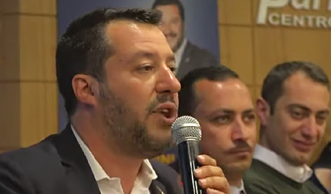 Salvini candidato in Basilicata come capolista della Lega in Senato. Un omaggio a Fanelli e Guarente? No, una sfida al Dem La Regina 