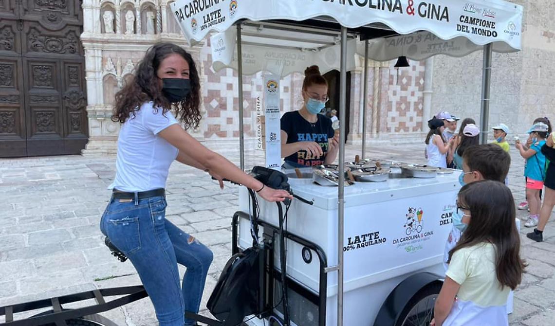 Da "Carolina e Gina" il gelato della Perdonanza  per Papa Francesco che arriva a L'Aquila