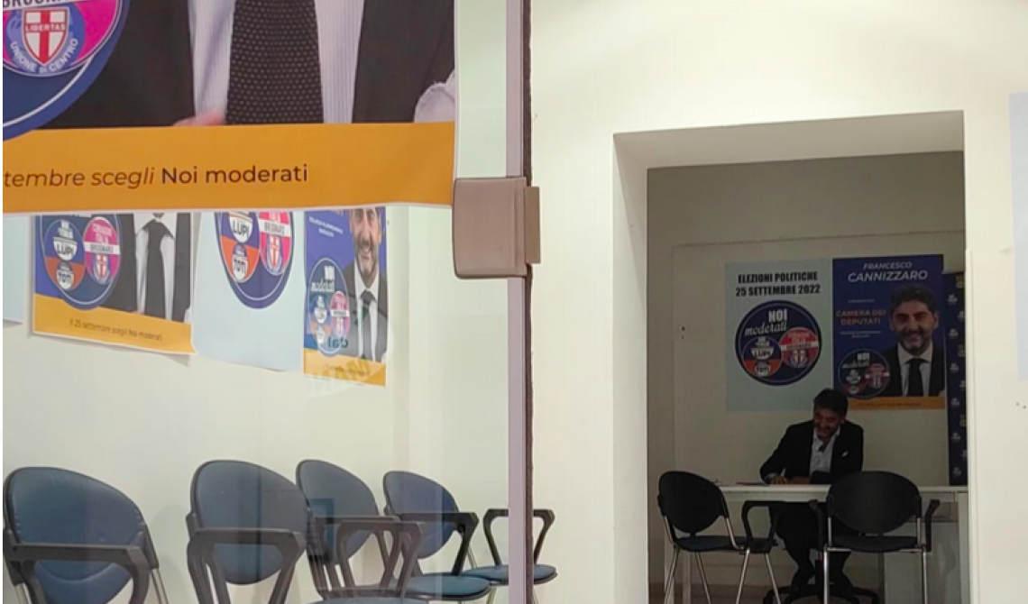 Cannizzaro inaugura il comitato elettorale: «Noi moderati, una casa per tutti i liberali»
