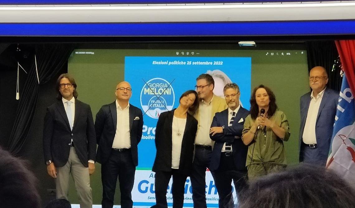 Fratelli d'Italia a Potenza inaugura il comitato. Il video messaggio di Crosetto: "Gianni Rosa ci ha creduto quando non ci credeva nessuno"