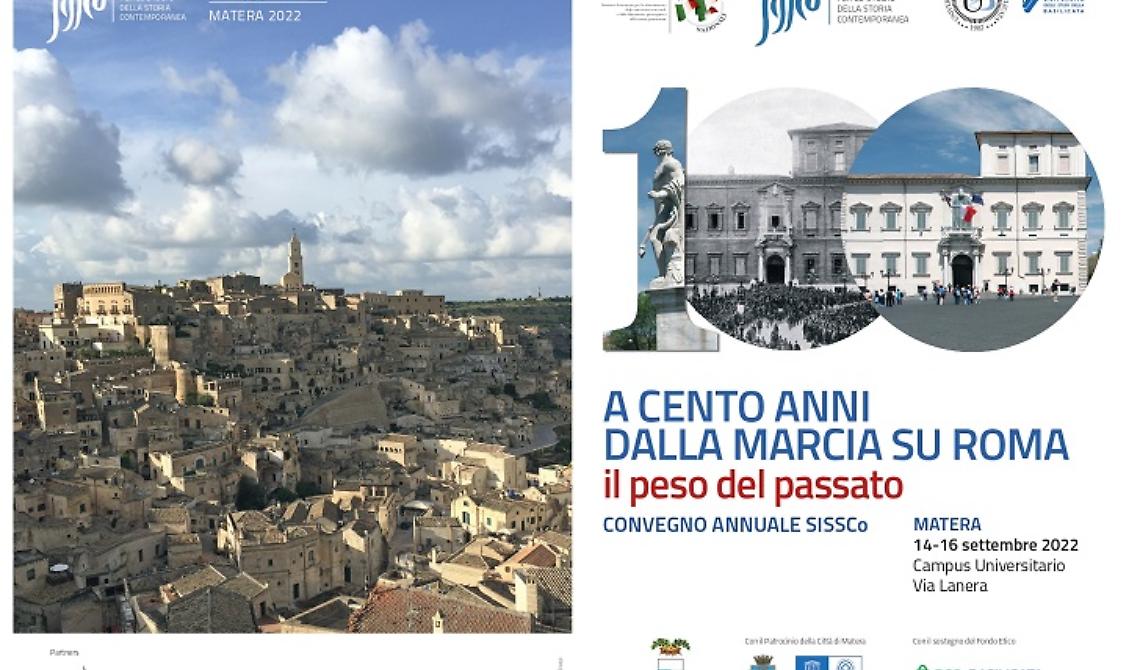 Inizia oggi a Matera il convegno “A cento anni dalla marcia su Roma. Il peso del passato” 