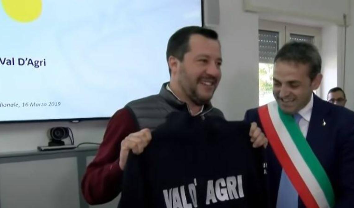 Il sindaco di Viggiano, Amedeo Cicala, lascia la Lega 