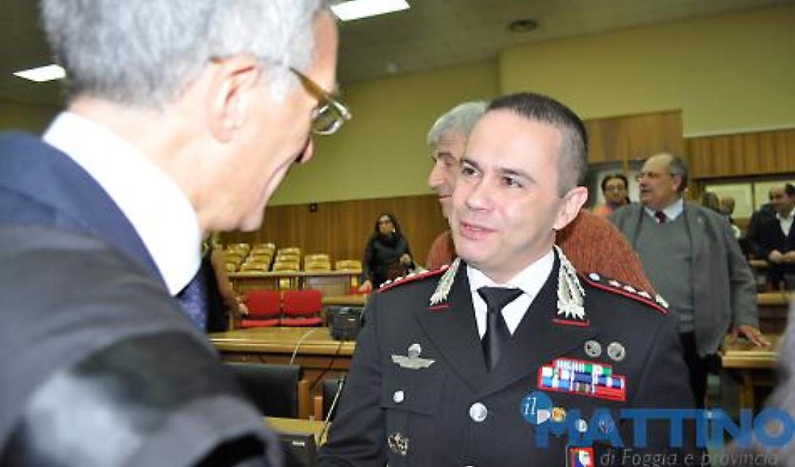 Da Foggia al comando del Reparto Operativo dei Carabinieri di Roma, nuovo incarico di prestigio per il Colonnello Marco Aquilio