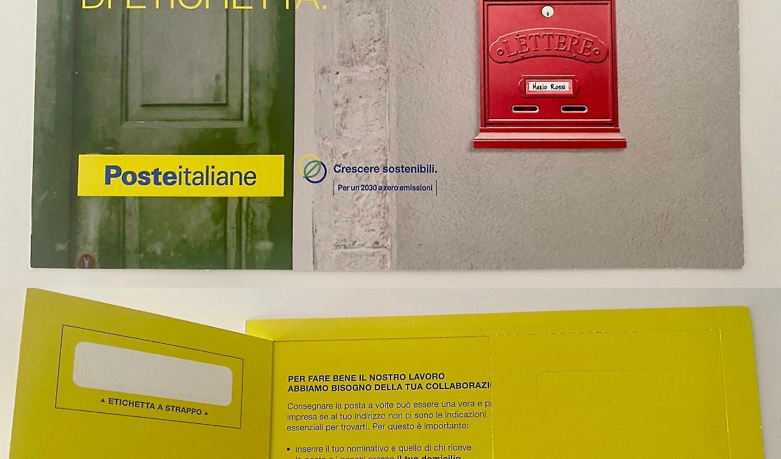 Arriva anche in provincia di Potenza e Matera l’iniziativa di Poste Italiane “Etichetta la cassetta”. 