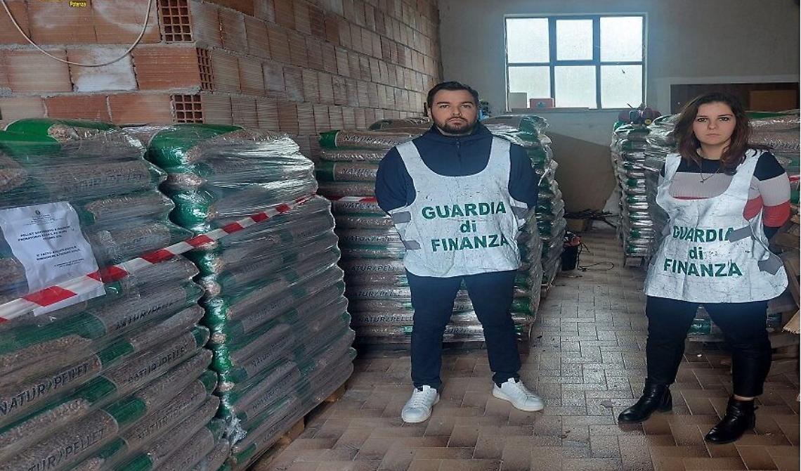 Pellet contraffatto, a nel Potentino l'operazione della Guardia di Finanza 