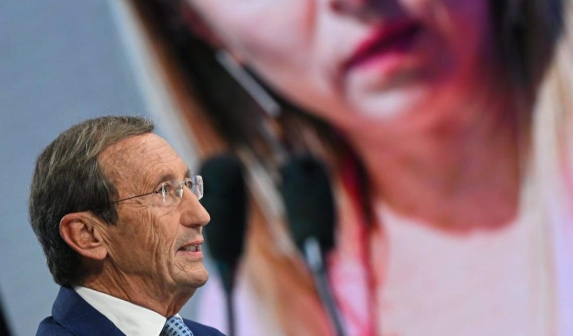 Fini a Mezz'ora in più: "Il simbolo di FdI non è il simbolo del Msi ma di Alleanza Nazionale"