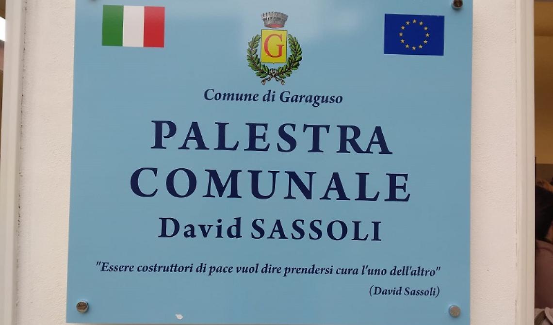 L'omaggio del Comune di Garaguso al compianto presidente del Parlamento David Sassoli