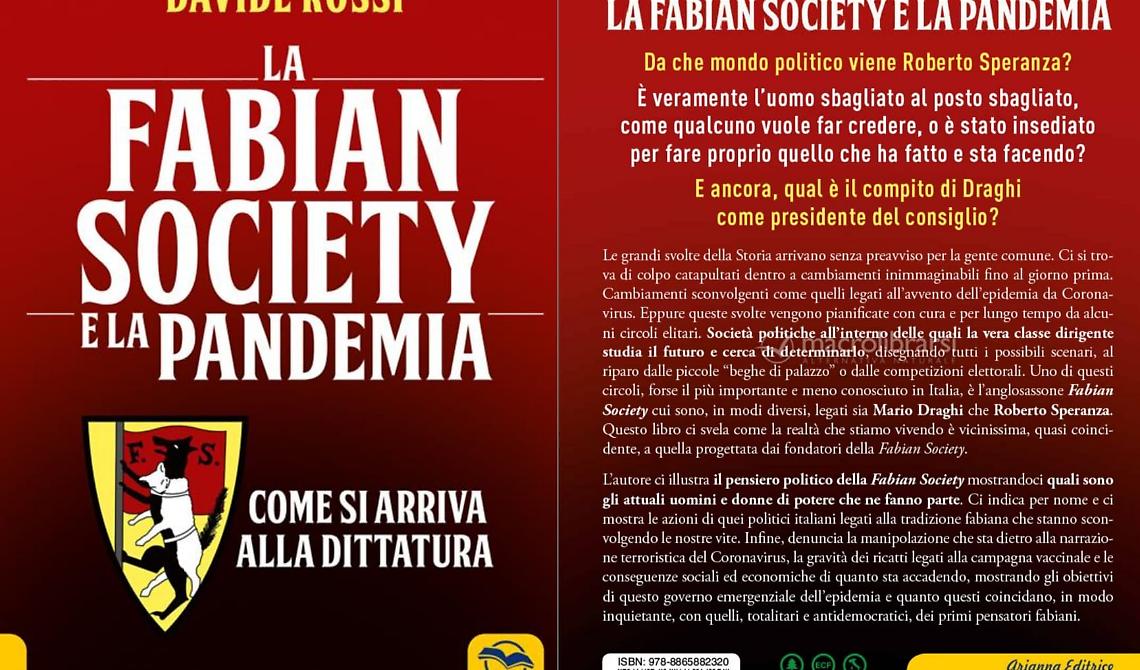 'La Fabian Society e la pandemia: come si arriva alla dittatura', Speranza querela Rossi che replica: "Significa che il libro ha dato molto fastidio"