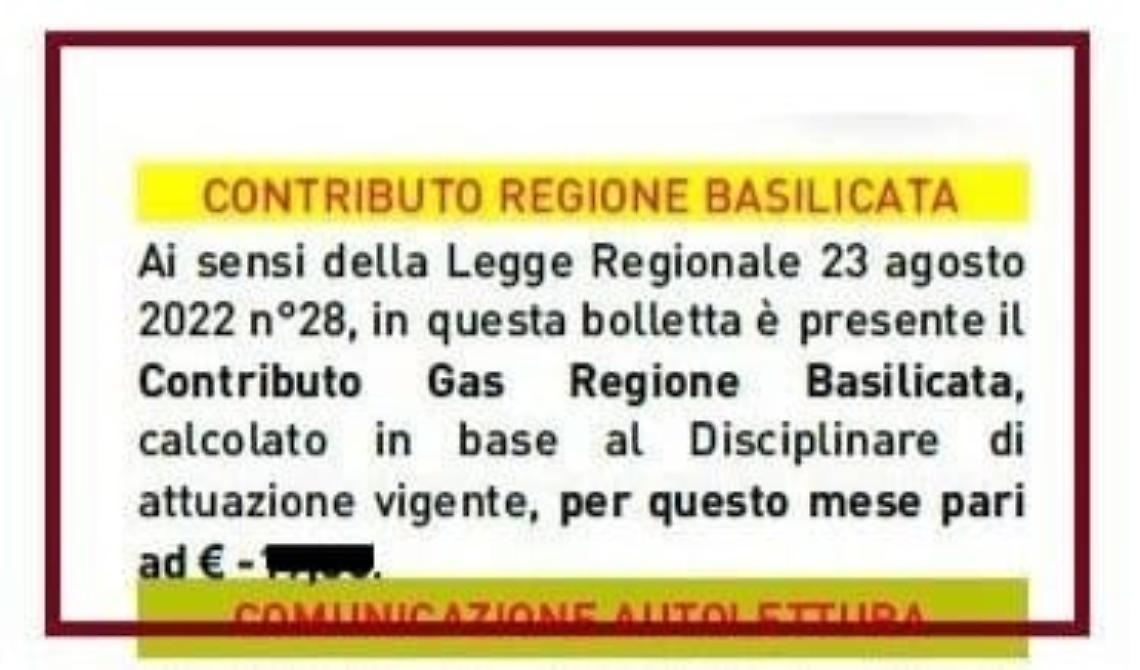 Bonus gas Regione Basilicata, arrivano le prime bollette con lo sconto, Bardi: "Notizia storica"