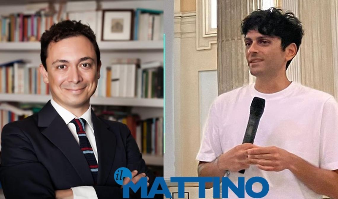 Il gamification designer Fabio Viola e il suo rettore di UniFg, Pier Paolo Limone, premiati speciali al "Franco Cuomo International Award"