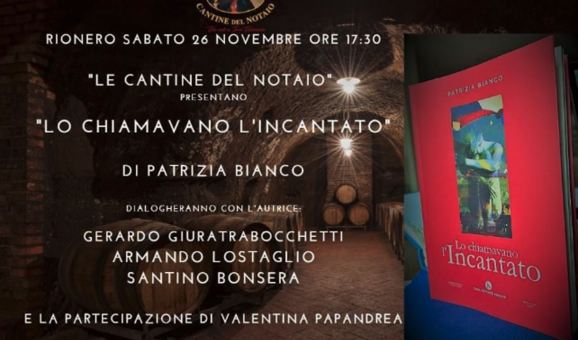 Rionero, Patrizia Bianco presenta «Lo chiamavano l'incantato» 