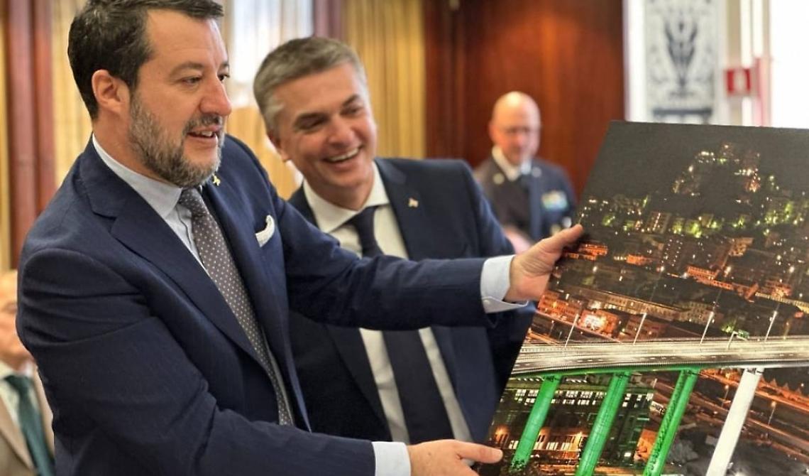 Da Genova il vicepremier rilancia l'autonomia differenziata: "Può diventare realtà" 
