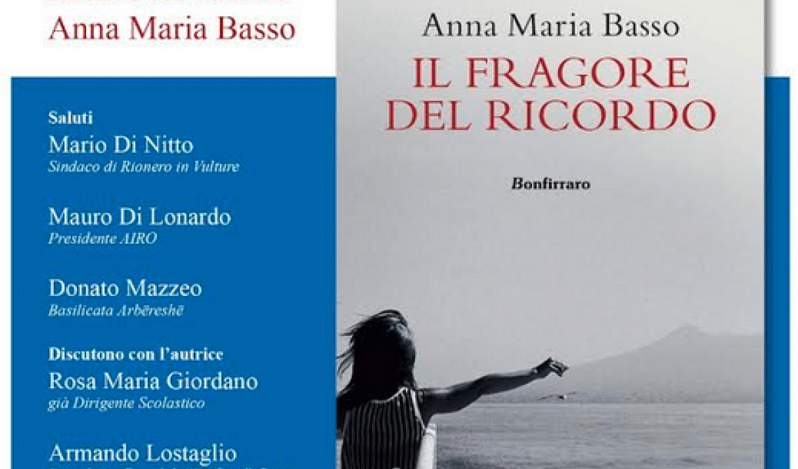 Rionero, il CineClub presenta Il fragore del ricordo di Anna Maria Basso