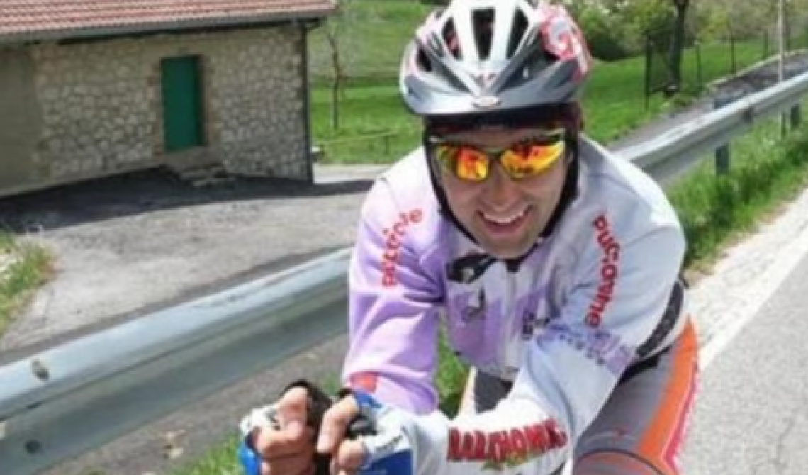 878 chilometri in bici da Torino a Campobasso per il formatore Matteo Salvo, l'Atlante delle mappe mentali: «Ognuno può fare cose straordinarie»