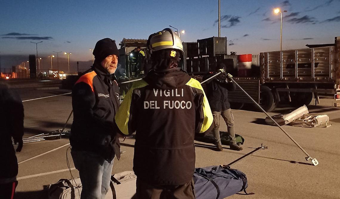 Sisma, in Turchia arrivano i soccorritori italiani: allestito a Hatay il Campo base della Protezione Civile