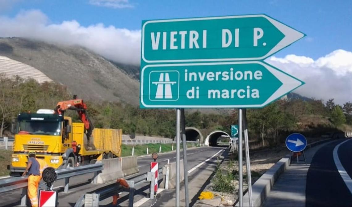 Viabilità, giovedì 23 febbraio prevista una limitazione sul Raccordo Sicignano - Potenza 
