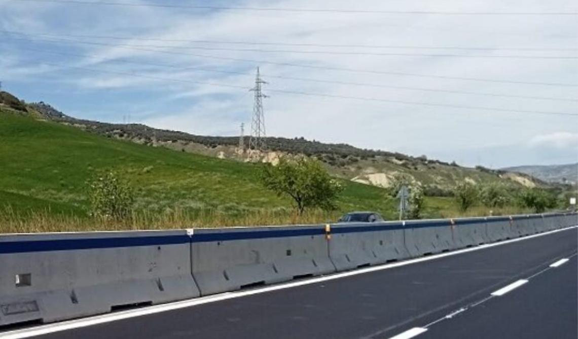 Completato lo spartitraffico su 4 chilometri della Ss 407 Basentana nel territorio di Ferrandina