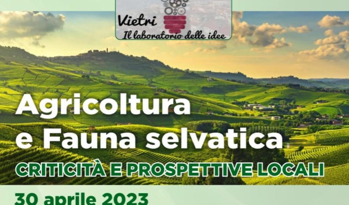 "Agricoltura e fauna selvatica - criticità e prospettive locali": il convegno a Vietri di Potenza 