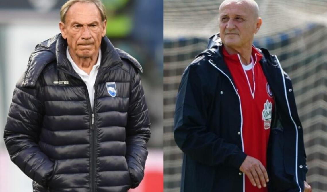 Sfida all'ultimo gol tra Delio Rossi e Zdenek Zeman per l'andata delle due semifinali dei play-off 