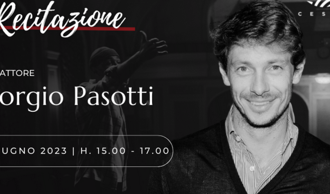 A Potenza la masterclass di recitazione con l’attore Giorgio Pasotti