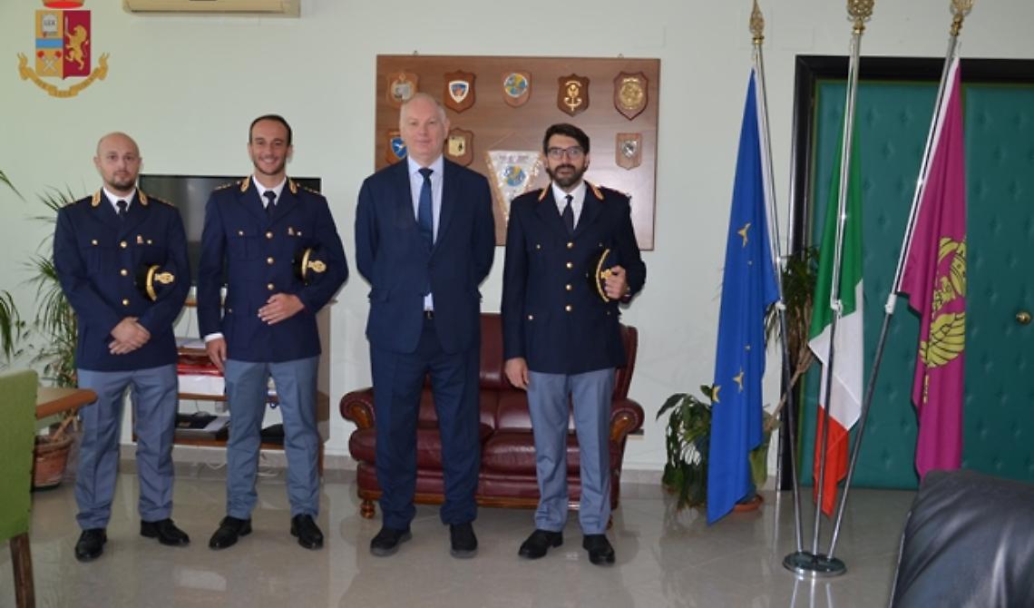 Arrivano rinforzi alla Polizia di Campobasso e Termoli, tra cui il medico principale Marrone di San Giovanni Rotondo