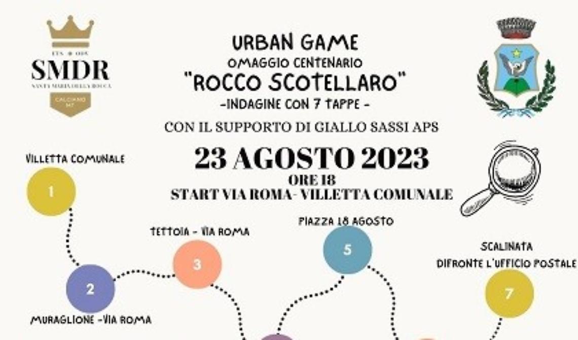 Urban game sulla vita di Rocco Scotellaro a Calciano: appuntamento mercoledì 23 agosto