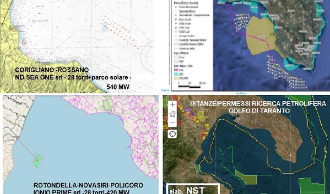 No del Comune di Rotondella per la realizzazione di un impianto eolico nel mar Ionio