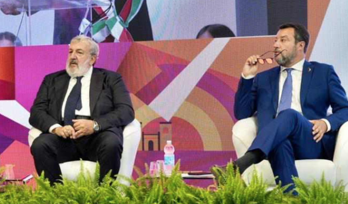 Emiliano apre a Salvini il Ponte sullo Stretto: «Può lavorarci l'Ilva»