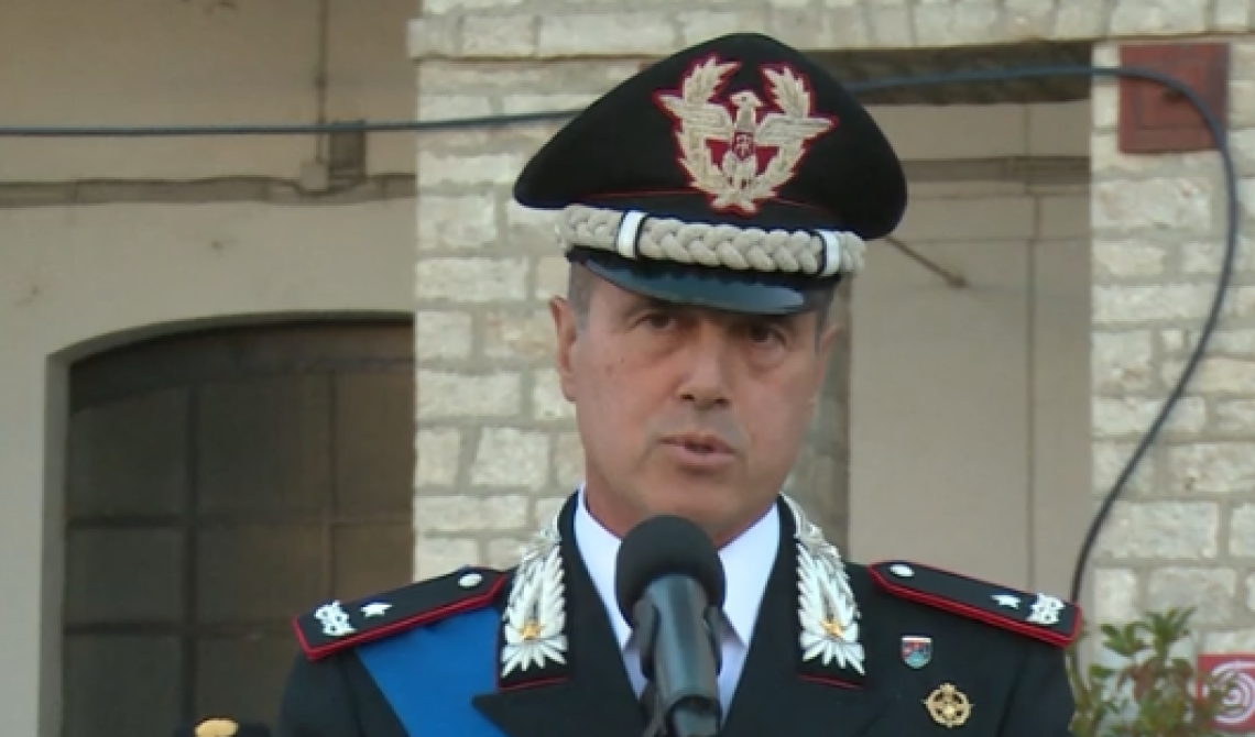Carabinieri, la Legione Basilicata al generale Scafuri 