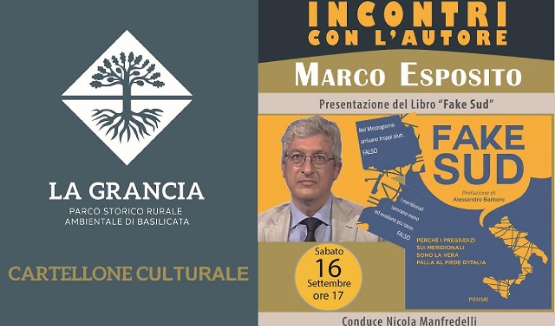 Marco Esposito presenta il libro “Fake sud” al Parco della Grancia di Brindisi Montagna
